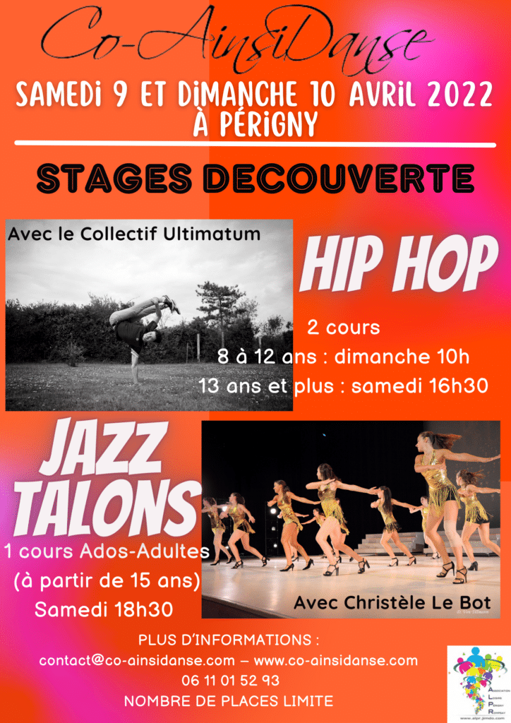 Stage Découvertes Hip-Hop Et Jazz Talons
